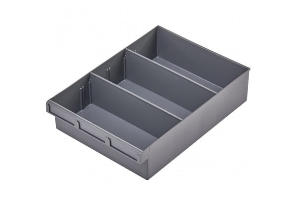Fischer Plastics Spare Parts Tray 300W x 100H x 400D mm Grey