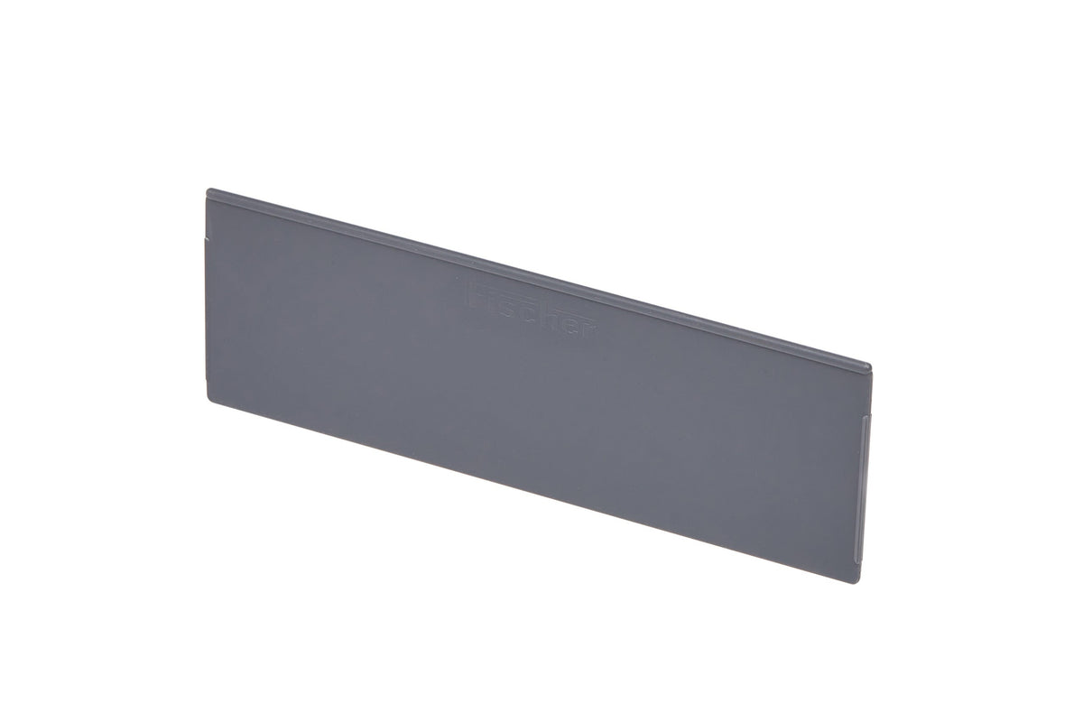 Fischer Plastics Spare Part Tray Divider to suit 300mm Wide Bins - Grey