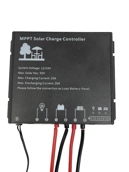 SupplyWorks 20A MPPT Solar Charge Controller with Anderson Plug