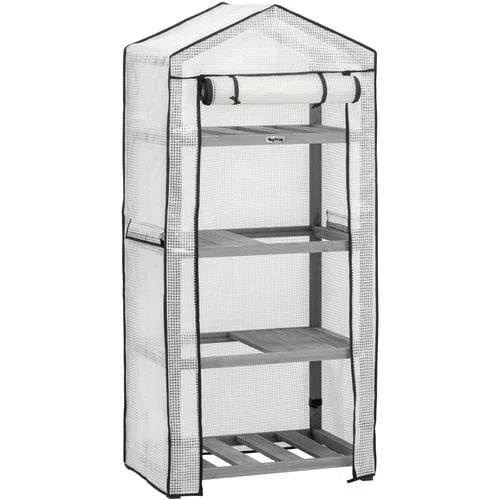 VegTrug Plant Nursery Greenhouse 1575 x 708 x 490mm Grey Wash