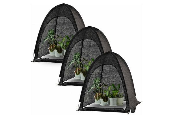 Maze 3 Pack Pop Up Shade Garden Cover – 0.92m² X 1m High