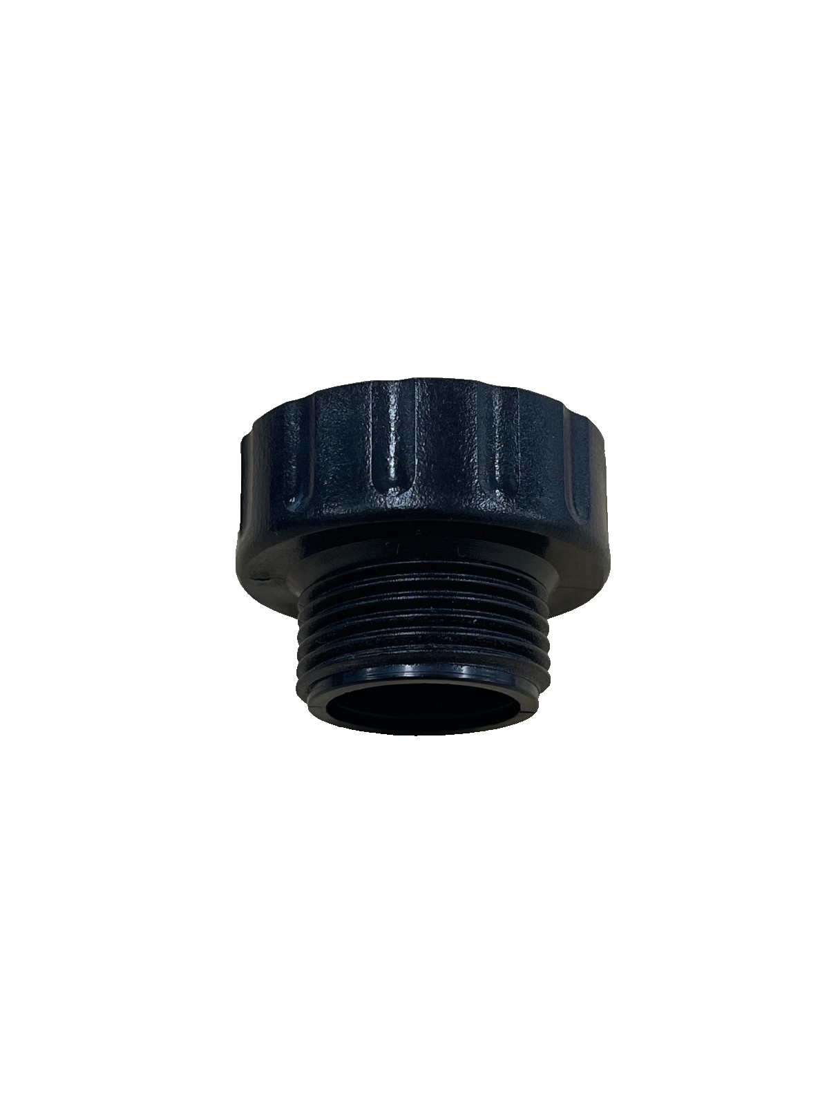Plastic Garden Tap Reducing Adaptor 25mm Female x 20mm Male - Black