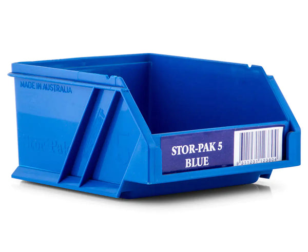 Fischer Plastics Stor-Pak 5 Blue Bin and Container 0.5L
