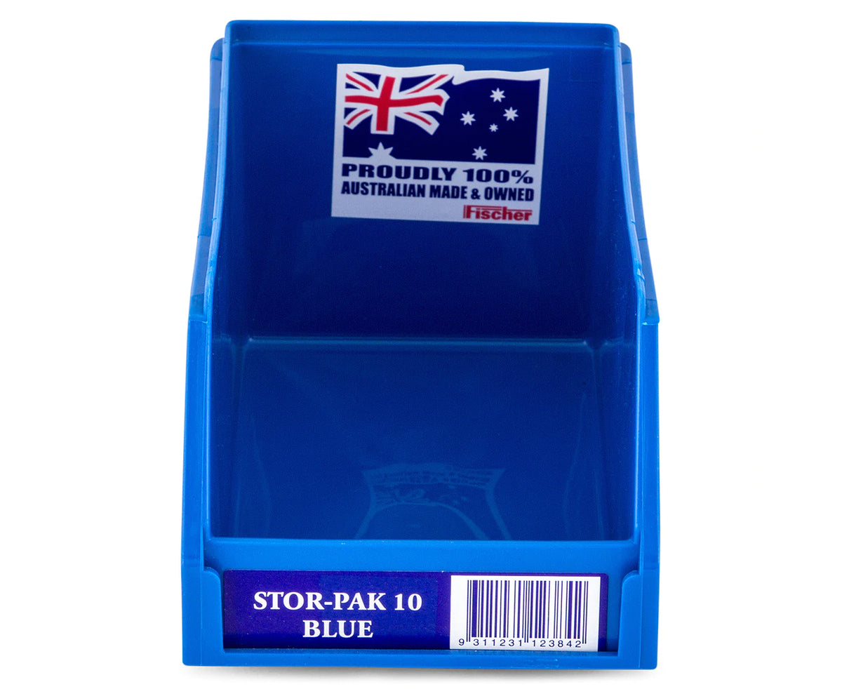 Fischer Plastics Stor-Pak 10 Blue Bin and Container 1L
