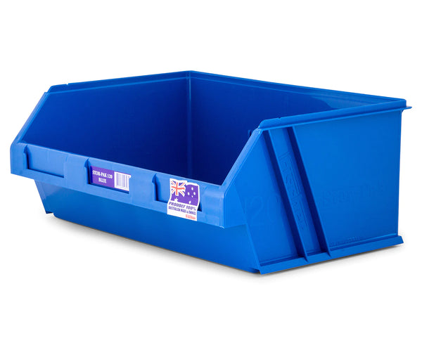 Fischer Plastics Stor-Pak 120 Blue Bin and Container 12L