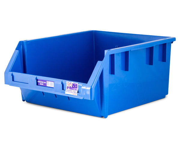 Fischer Plastics Stor-Pak 240 Blue Bin and Container 24L