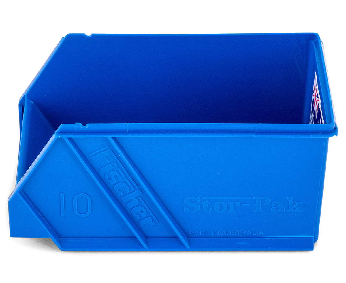 Fischer Plastics Stor-Pak 10 Blue Bin and Container 1L