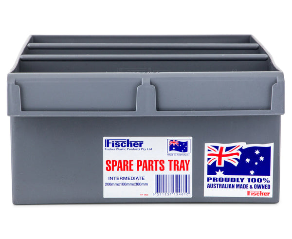 Fischer Plastics Spare Parts Tray 200W x 100H x 300D mm Grey