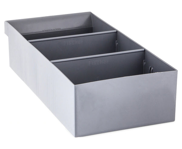 Fischer Plastics Spare Parts Tray 200W x 100H x 400D mm Grey