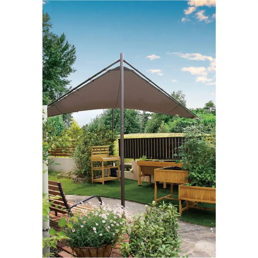 Takasho Four Post Steel Frame Butterfly Shade Gazebo