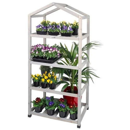 VegTrug Plant Nursery Greenhouse 1575 x 708 x 490mm Grey Wash