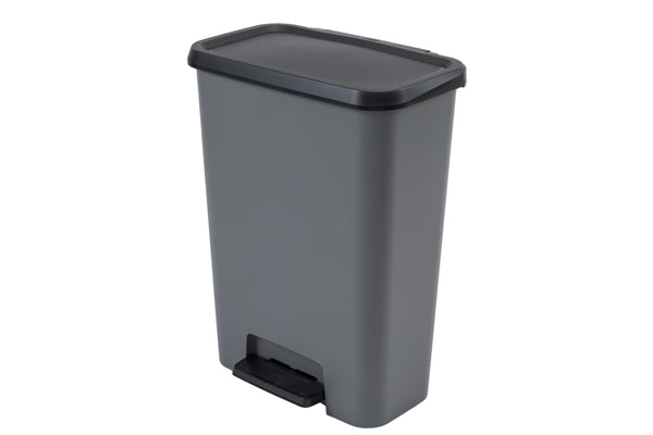 Curver Compattia Duo Pedal Bin – 2 X 23L – Grey