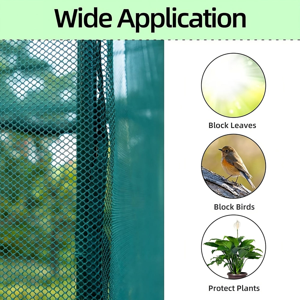 Maze Metal Frame Net Crop Protection Cage - Large 3m x 2m x 2m