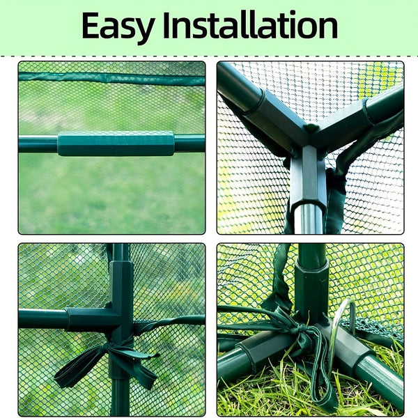 Maze Metal Frame Crop Protection Cage - Large