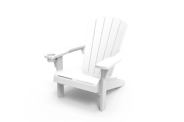 Keter Alpine Adirondack Chair - White