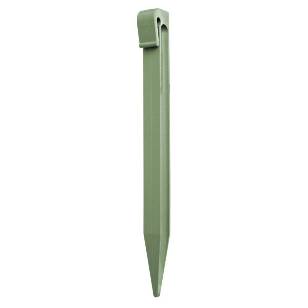Greenlife Recycled Plastic Garden Edging Pegs x 10 - Eucalypt Green