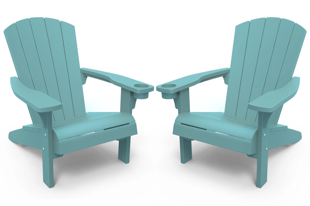 Keter Alpine Adirondack Chair - Turquoise 2 Pack