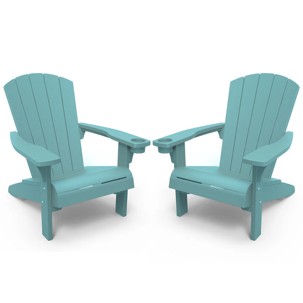 Keter Alpine Adirondack Chair - Turquoise 2 Pack