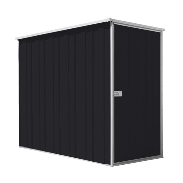 YardStore F36-S Flat Roof Steel Garden Shed - 1.07m x 2.1m x 1.8m
