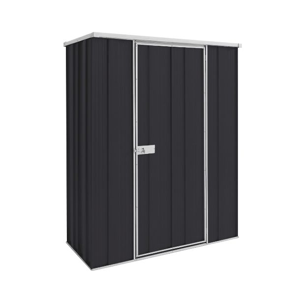 YardStore F42-S Flat Roof Steel Garden Shed - 1.41m x 0.72m x 1.8m