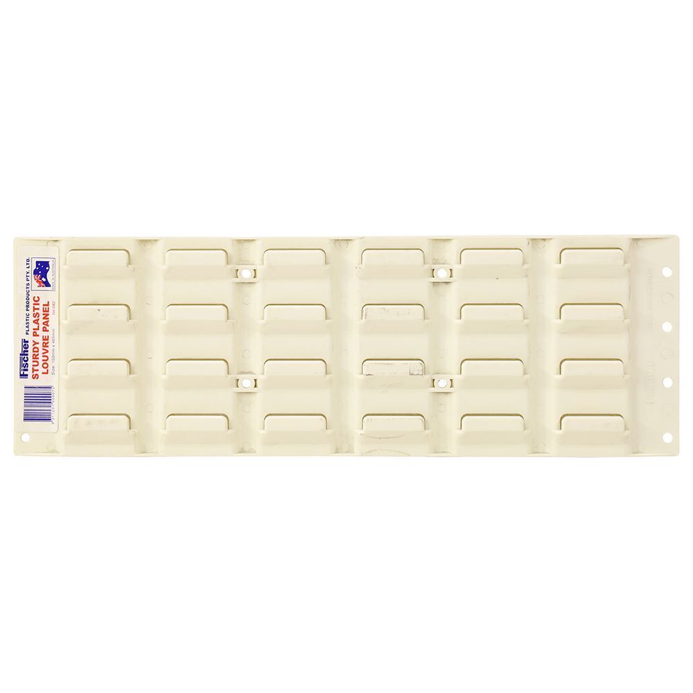 Fischer Plastics Louvre Panel 460L x 153H mm - Cream