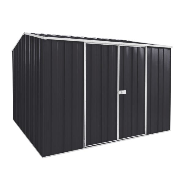 YardStore G88-D Gable Roof Steel Garden Shed - 2.8m x 2.8m x 2.08m