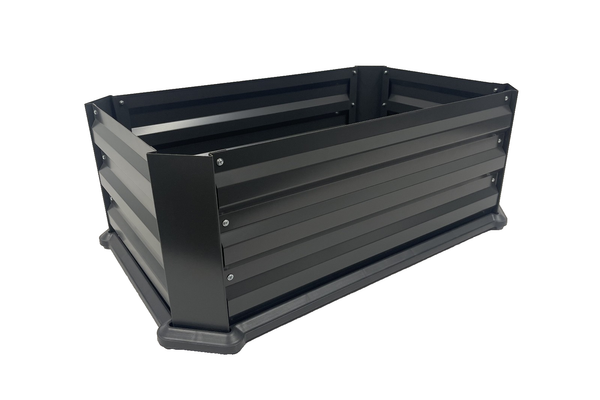 Greenlife Patio Raised Garden Bed with Base 800 x 500 x 300 Charcoal