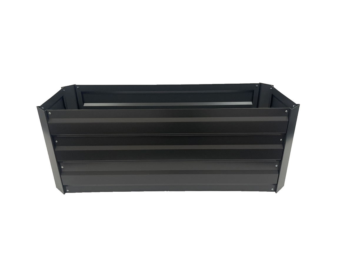 Greenlife Slimline Raised Garden Bed 1200 x 450 x 450mm - Charcoal