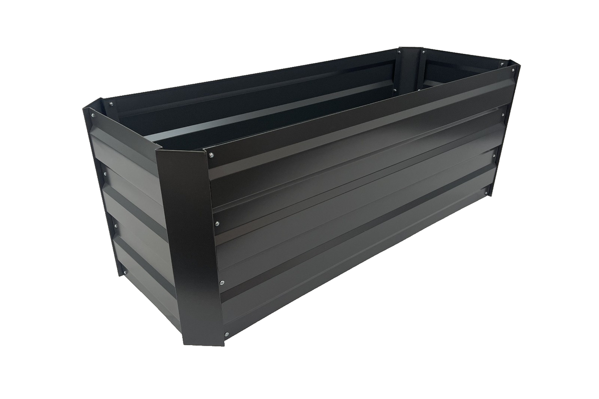 Greenlife Slimline Raised Garden Bed 1200 x 450 x 450mm - Charcoal