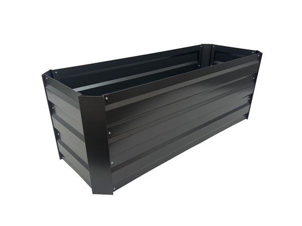 Greenlife Slimline Raised Garden Bed - 1200 x 450 x 450mm - Charcoal