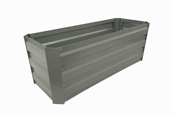 Greenlife Slimline Raised Garden Bed - 1200 x 450 x 450mm - Slate Grey