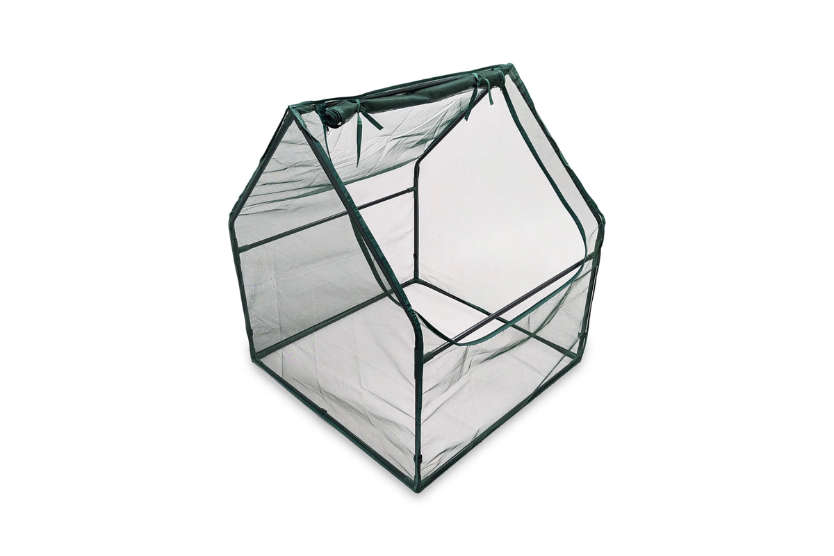 Greenlife Square Drop Over PE Greenhouse + Netting Cover 900 x 900 x 1020mm