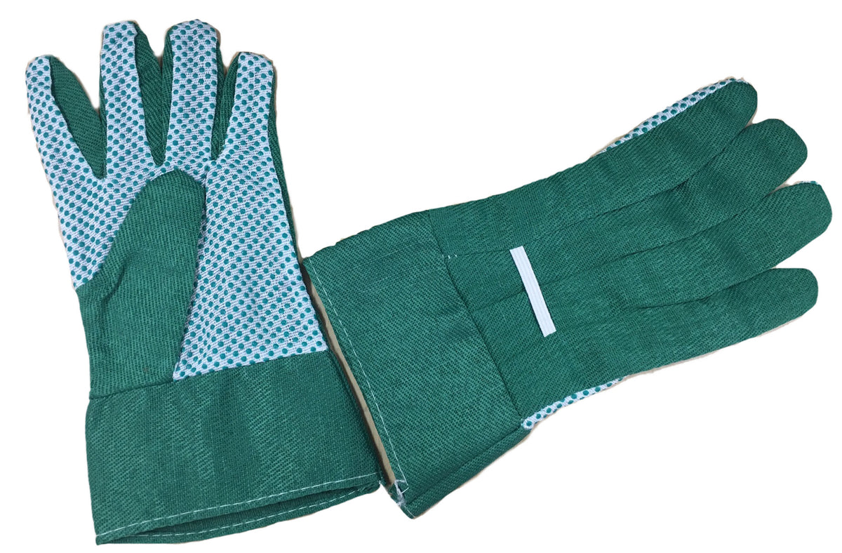Greenlife Raised Metal Garden Bed + PE Drop Over Greenhouse + Gardening Gloves