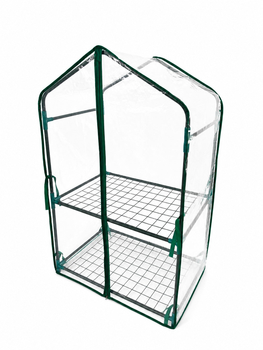 Greenlife 2 Tier Small Greenhouse Clear PE Cover 940H x 590W x 390D