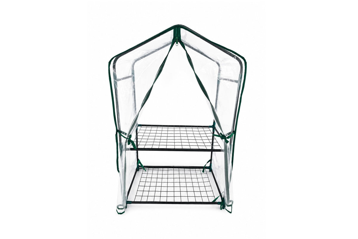 Greenlife 2 Tier Small Greenhouse Clear PE Cover 940H x 590W x 390D