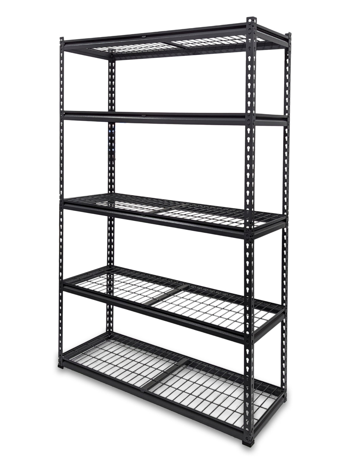 Summit Heavy Duty Rivet Shelving 5 Mesh Shelves 1830H x 1200W x 460D