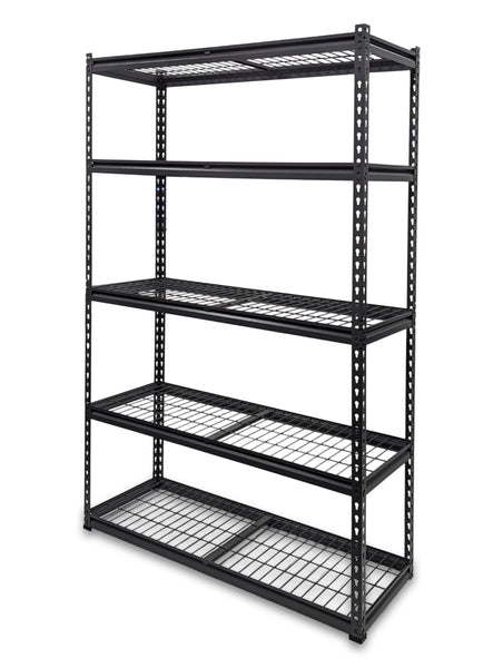Summit Heavy Duty Rivet Shelving 5 Mesh Shelves 1830H x 1200W x 460D