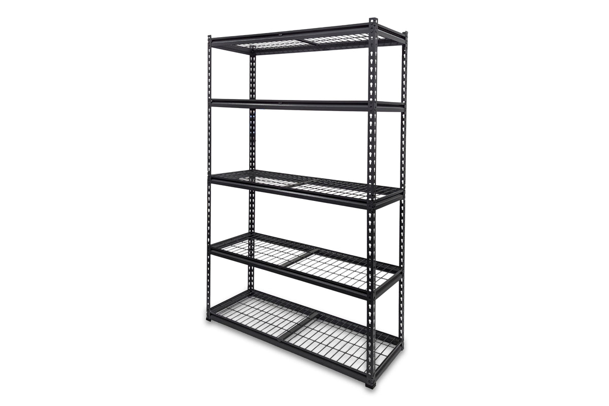 Summit Heavy Duty Rivet Shelving 5 Mesh Shelves 1830H x 1200W x 460D