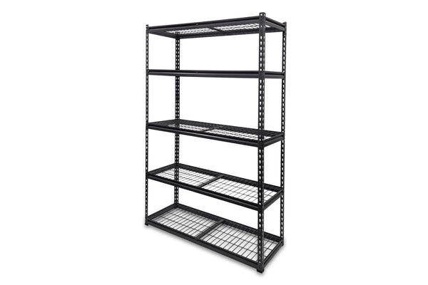 Summit Heavy Duty Rivet Shelving 5 Mesh Shelves 1830H x 1200W x 460D