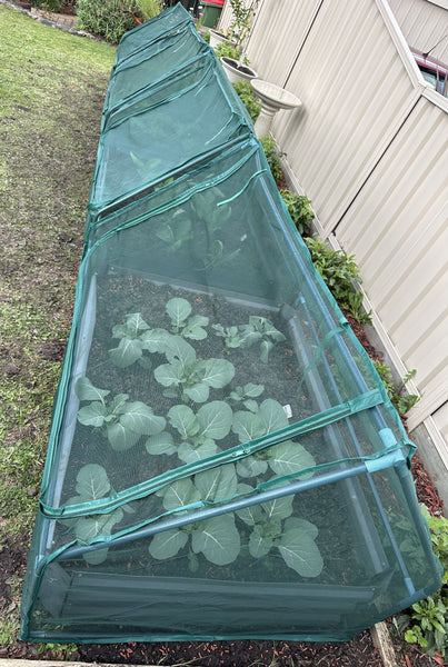 Greenlife Drop Over PE Greenhouse + Netting Cover 1250 x 950 x 920mm
