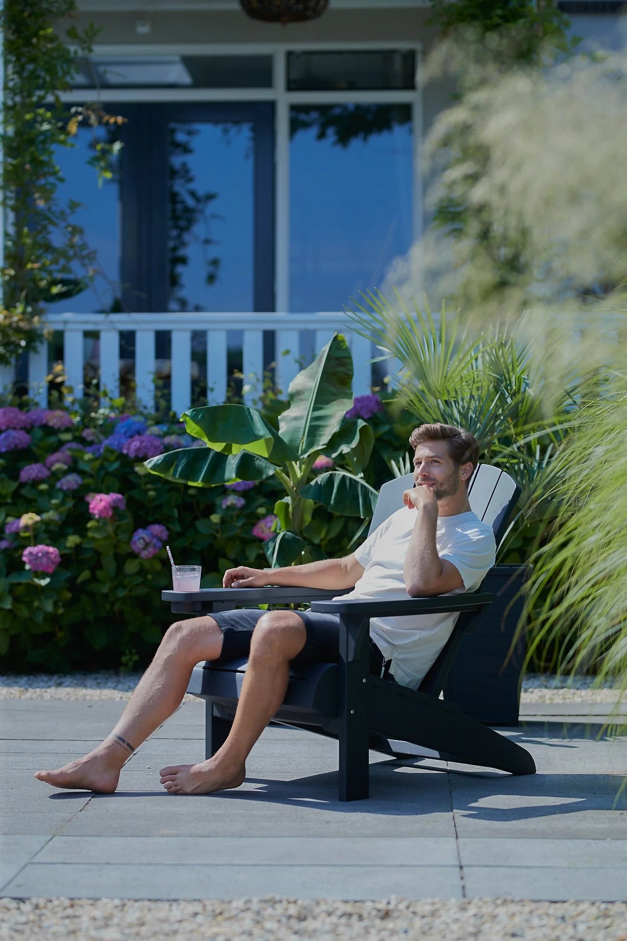 Keter Alpine Adirondack Chair Graphite Greenlife