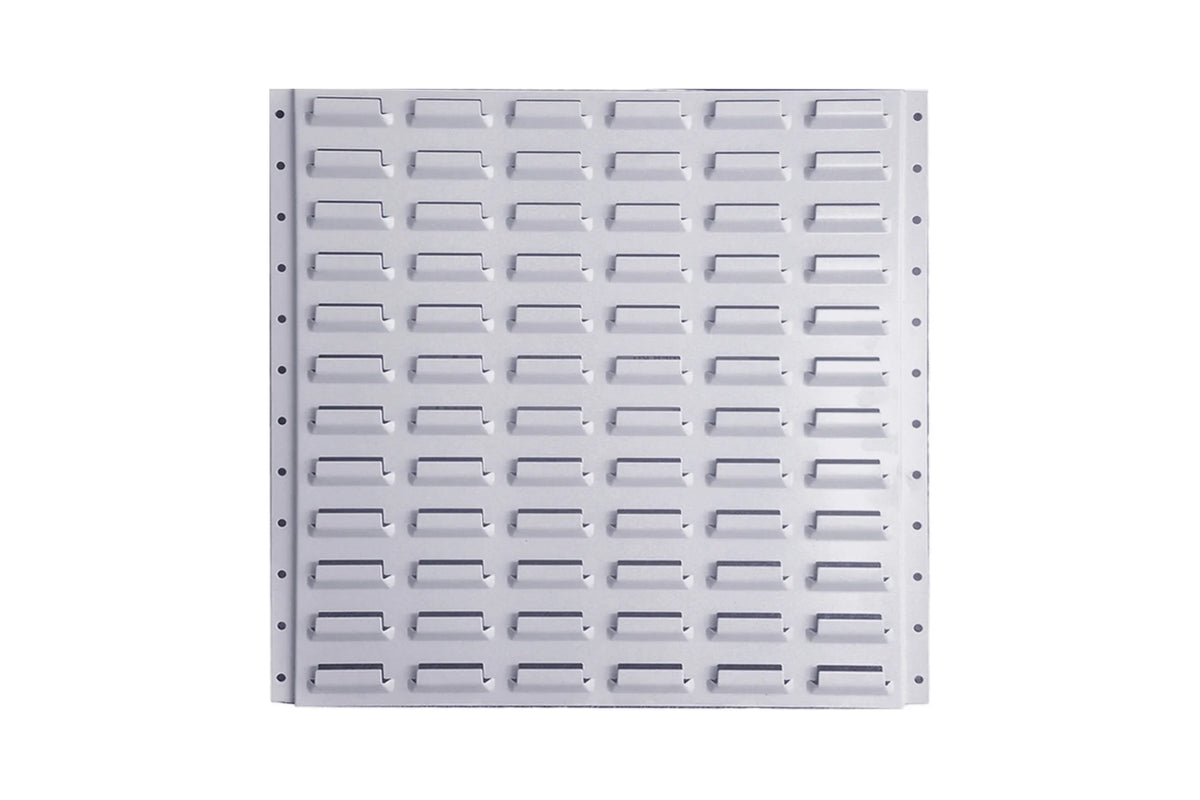 Stormor Metal Louvre Panel 457H x 457W mm - Grey Powdercoat