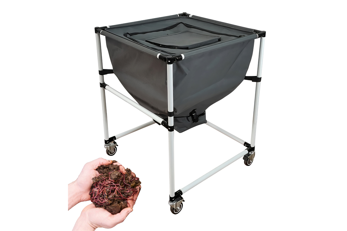 Maze Large Bag Worm Farm with Steel Frame with 1000 Worms