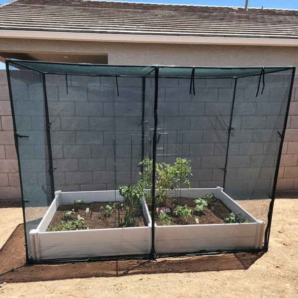 Maze Metal Frame Crop Protection Cage - Medium 2.4m x 1.2m x 1.8m