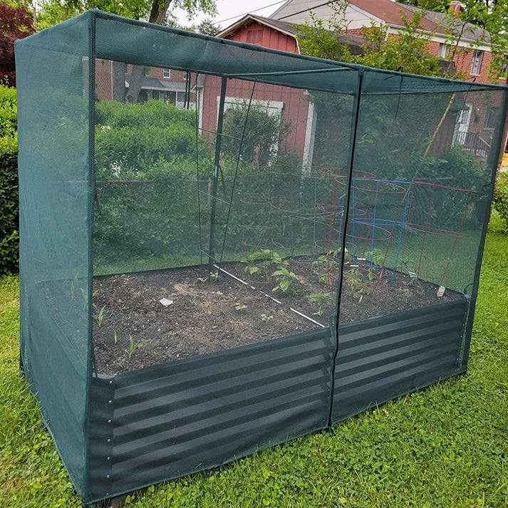 Maze Metal Frame Crop Protection Cage - Medium 2.4m x 1.2m x 1.8m
