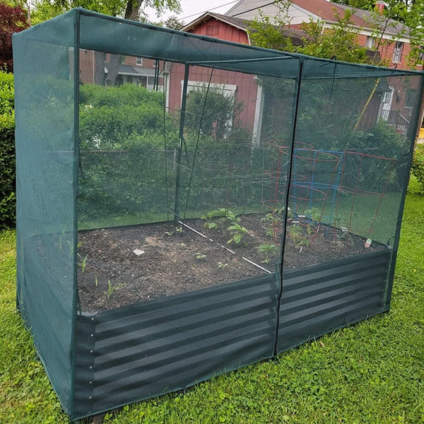 Maze Metal Frame Crop Protection Cage - Medium 2.4m x 1.2m x 1.8m