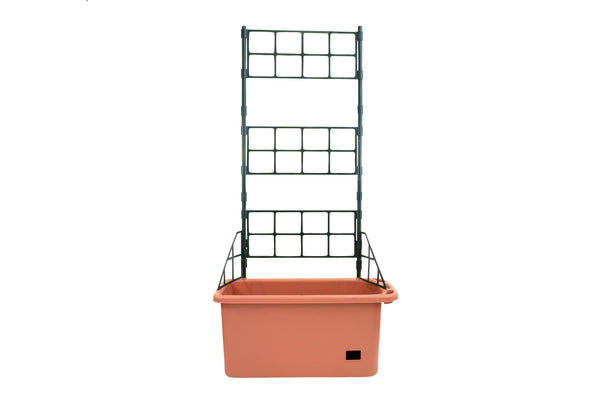 Greenlife Mobile Vege Patch with Self Watering Pot - Terracotta