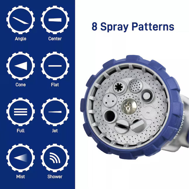Orbit Max High Performance 8 Pattern Spray Nozzle for Lawn & Gardens