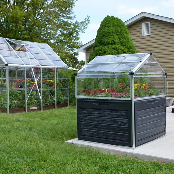 Maze Plant Inn Raised Garden Bed Planter with Mini Greenhouse