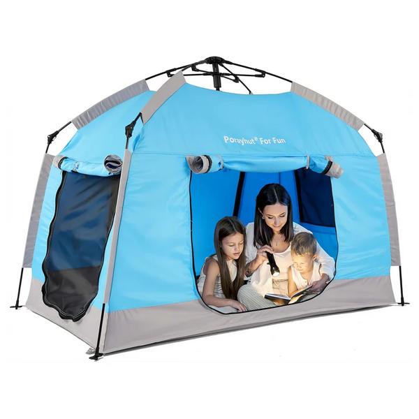 Maze Pop up Play and Sensory Tent with Light Strip - Blue